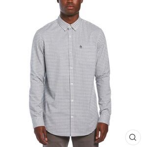 NWT Original Penguin Gingham Button Down shirt   